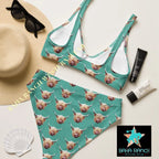 Baha Ranch Yeehaw Highland Cow Bikini Baha Ranch Western Wear