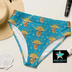 Baha Ranch Yeehaw Longhorn Sunshine Bikini Bottom Baha Ranch Western Wear