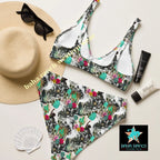 Baha Ranch Yeehaw Funky Cowgirl Collage Bikini Baha Ranch Western Wear