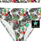 Baha Ranch Yeehaw Funky Cowgirl Collage Bikini Baha Ranch Western Wear