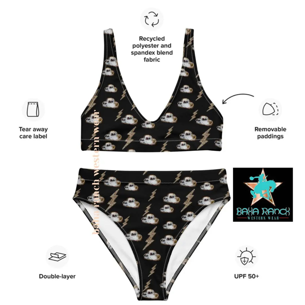 Baha Ranch Yeehaw Disco Cowgirl Bikini Baha Ranch Western Wear