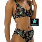 Baha Ranch Yeehaw Cowboy Collage Bikini Baha Ranch Western Wear