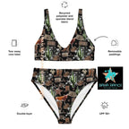 Baha Ranch Yeehaw Cowboy Collage Bikini Baha Ranch Western Wear
