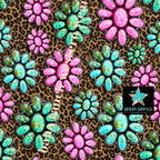 Baha Ranch Yeehaw Pink Turquoise Bikini Baha Ranch Western Wear