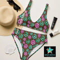 Baha Ranch Yeehaw Pink Turquoise Bikini Baha Ranch Western Wear
