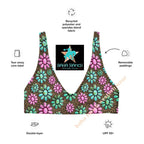 Baha Ranch Yeehaw Pink Turquoise Cowgirl Bikini Top Baha Ranch Western Wear