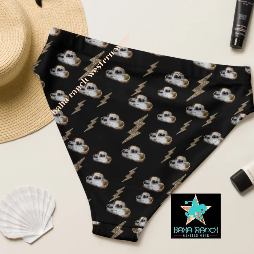 Baha Ranch Yeehaw Disco Cowgirl Bikini Bottom Baha Ranch Western Wear