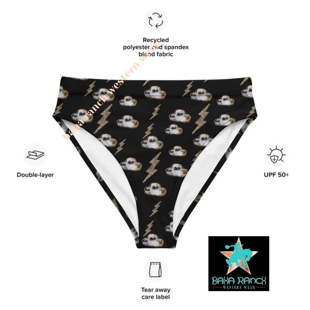 Baha Ranch Yeehaw Disco Cowgirl Bikini Bottom Baha Ranch Western Wear