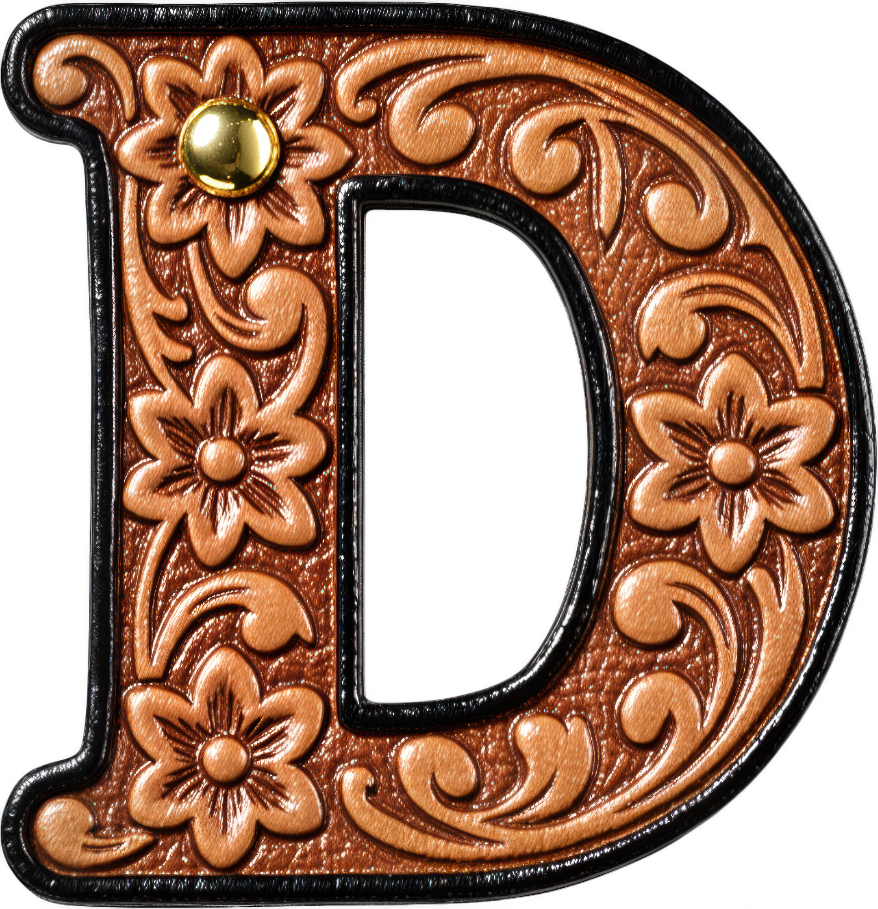 Monogrammed Initial Western Leather Look Saddle Longhorn Cowboy Cowgirl Kitchen Dish Towels Made in America Baha Ranch Western Wear