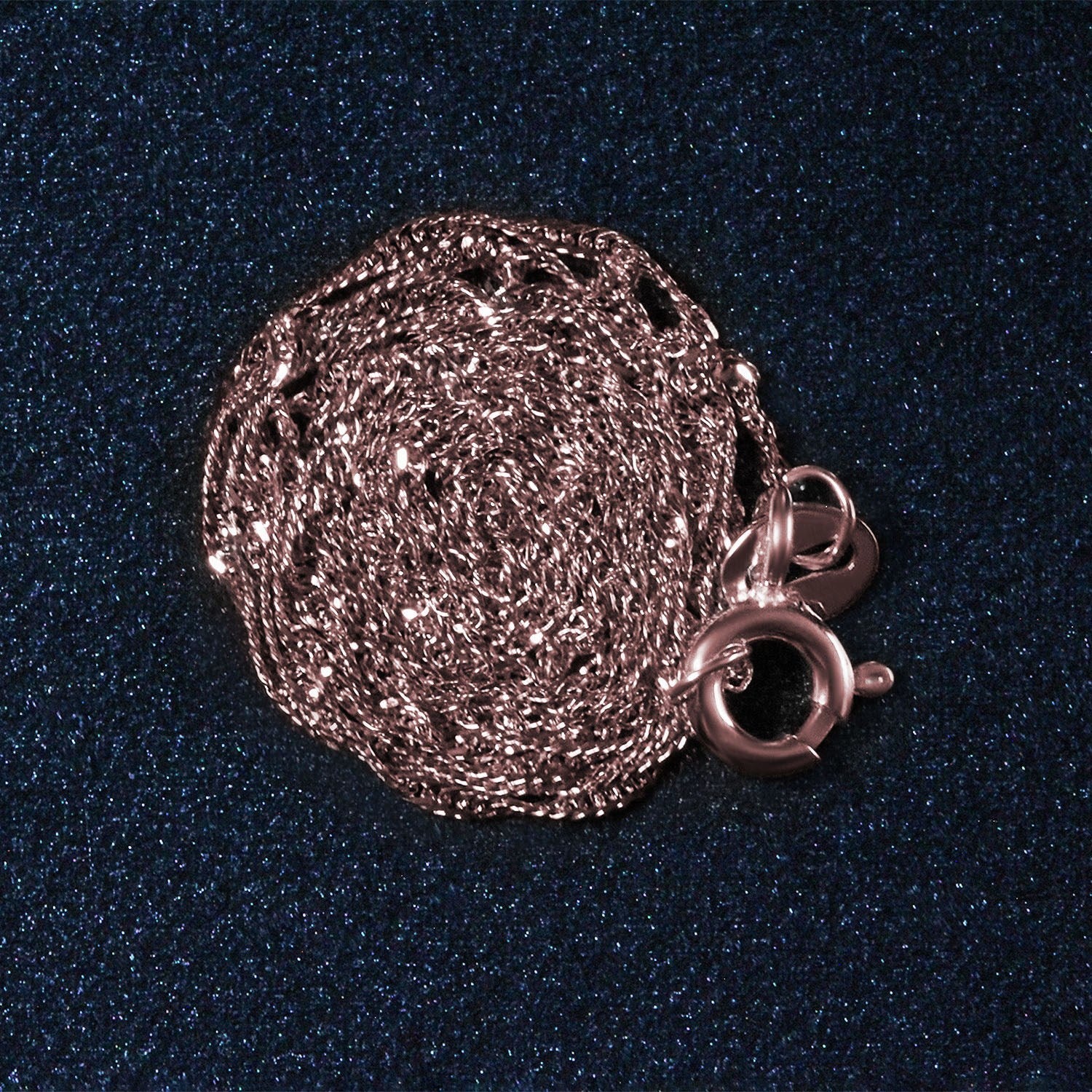 14k Rose Gold Singapore Chain (1.10 mm)