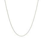 14k White Gold Classic Box Chain (0.60 mm)