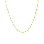 14k Yellow Gold Diamond Cut Rolo Chain (1.10 mm)