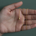 14k Yellow Gold Diamond Cut Rolo Chain (1.10 mm)