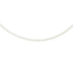 14k Yellow Gold Necklace with White Freshwater Cultured Pearls (6.0mm to 6.5mm)