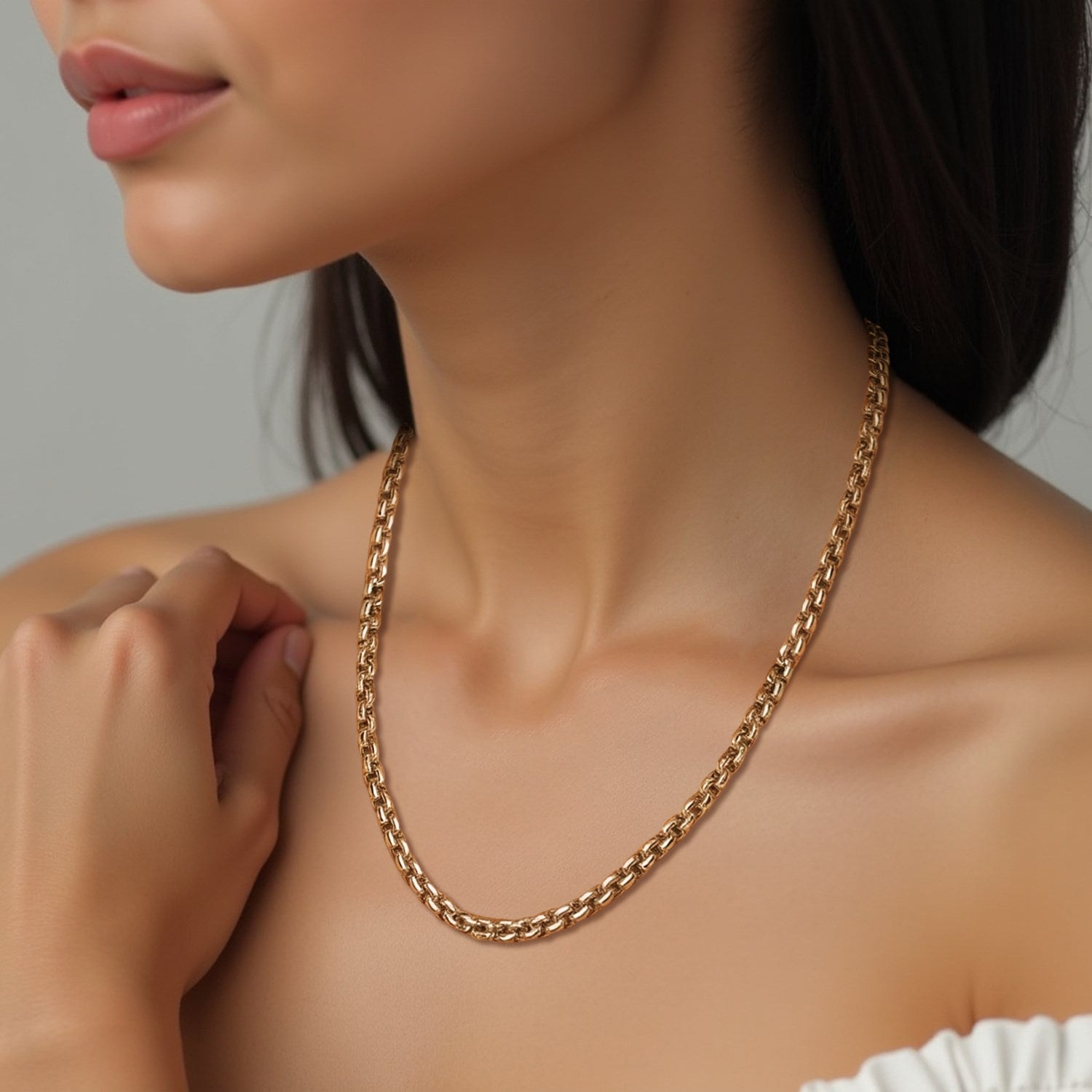 14k Yellow Gold Round Box Chain (1.8 mm)