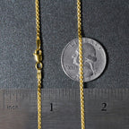 14k Yellow Gold Round Box Chain (1.8 mm)