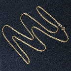 10k Yellow Gold Solid Diamond Cut Rope Chain (1.40 mm)