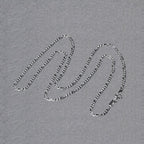 14k White Gold Solid Figaro Chain (1.90 mm)