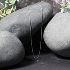 14k White Gold Classic Box Chain (0.60 mm)