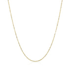14k Yellow Gold Singapore Chain 0.81 mm