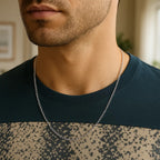 14k White Gold Rolo Chain (2.50 mm)