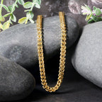 14K Yellow Gold Square Franco Chain (5.30 mm)