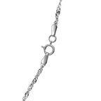 14k White Gold Singapore Chain (1.80 mm)