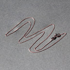 14k Rose Gold Diamond Cut Round Wheat Chain (0.70 mm)