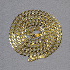 14k Yellow Gold Solid Curb Chain (4.70 mm)