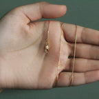 14k Yellow Gold Round Snake Chain (0.70 mm)