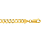 14k Yellow Gold Solid Curb Bracelet (5.70 mm)
