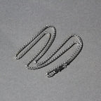 14k White Gold Round Wheat Chain (2.1 mm)