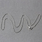 14k White Gold Diamond Cut Cable Link Chain (1.10 mm)