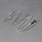 14k White Gold Diamond Cut Round Wheat Chain (0.60 mm)