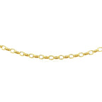14k Yellow Gold Oval Rolo Bracelet  (3.20 mm)