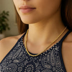 14k Yellow Gold Solid Diamond Cut Rope Chain (4.00 mm)