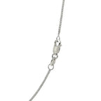 14k White Gold Gourmette Chain 1.0mm (1.00 mm)