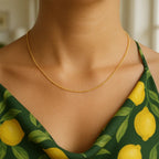 14k Yellow Gold Diamond-Cut Bead Chain (0.90 mm)