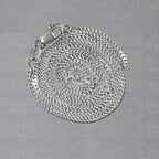14k White Gold Gourmette Chain (1.40 mm)