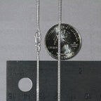 14k White Gold Gourmette Chain (1.40 mm)