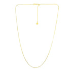 14k Yellow Gold Adjustable Snake Chain (0.80 mm)