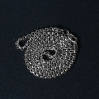 14k White Gold Round Box Chain (2.5 mm)