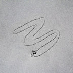 14k White Gold Singapore Chain 0.8mm (0.81 mm)