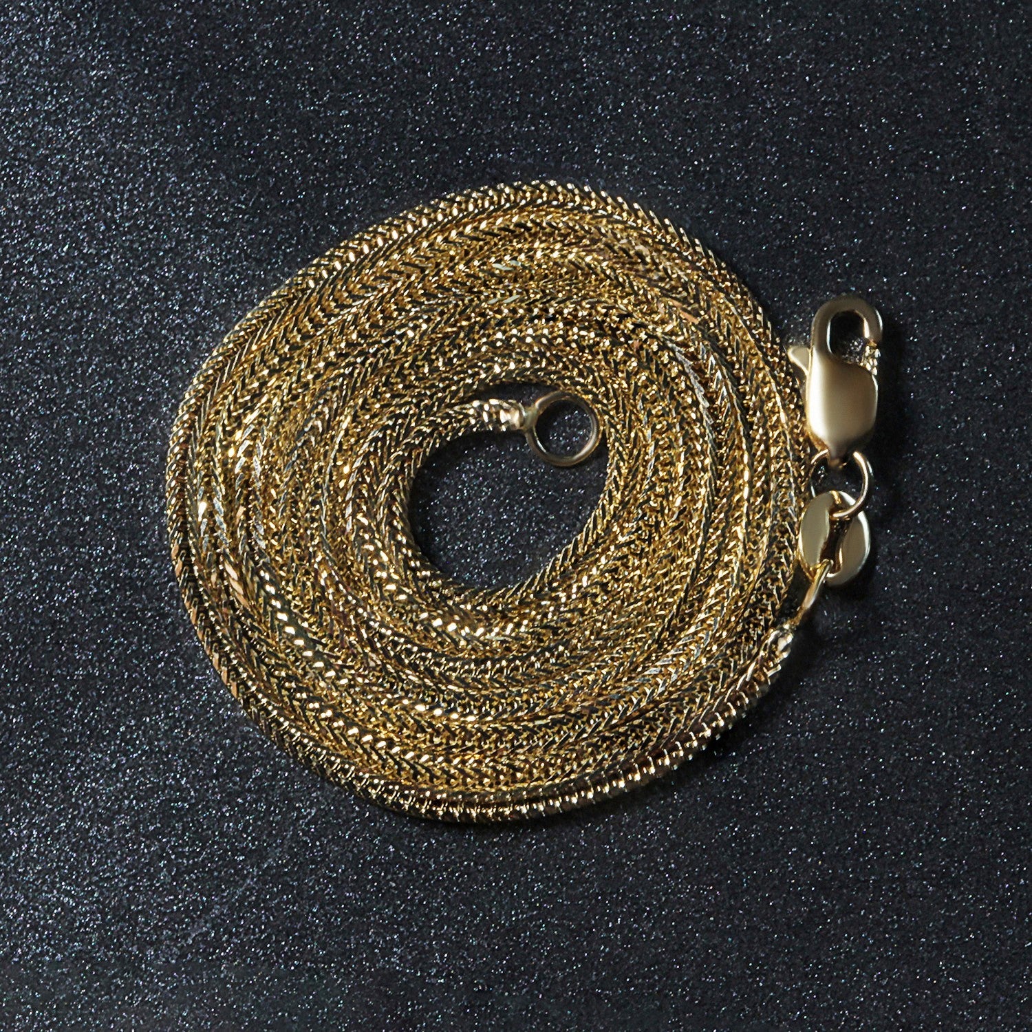 14k Yellow Gold Foxtail Chain (1.00 mm)