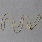 14k Yellow Gold Diamond Cut Cable Link Chain (1.10 mm)