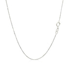 10k White Gold Classic Box Chain (0.45 mm)