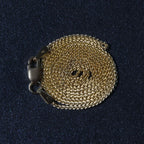 14k Yellow Gold Round Wheat Chain (1.00 mm)