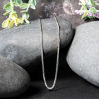 14k White Gold Square Wheat Chain (1.80 mm)