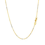 14k Yellow Gold Classic Box Chain (0.68 mm)