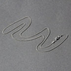 14k White Gold Diamond Cut Round Wheat Chain (1.00 mm)